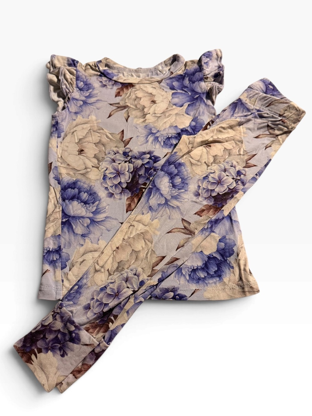 Little bum bums Floral Pajama set Size 3T